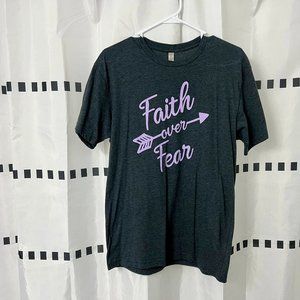 Next Level Apparel FAITH OVER FEAR T Shirt